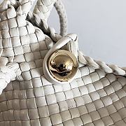 Bottega Veneta Mini Tosca White Bag Size 20 x 15.5 x 7 cm - 4