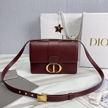 Dior Montaigne 30 Flap Bag Red Size 24 x 17 x 8 cm