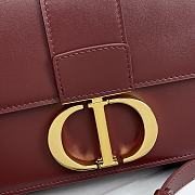 Dior Montaigne 30 Flap Bag Red Size 24 x 17 x 8 cm - 3