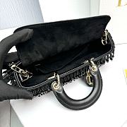 Dior Lady-Joy Bling Bling Black Bag Size 22 x 12 x 6.5 cm - 3