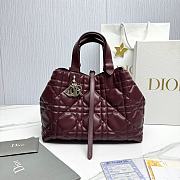 Dior Medium Toujours Burgundy Size 28.5 x 21.5 x 17 cm - 1