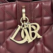 Dior Medium Toujours Burgundy Size 28.5 x 21.5 x 17 cm - 6