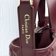 Dior Medium Toujours Burgundy Size 28.5 x 21.5 x 17 cm - 2