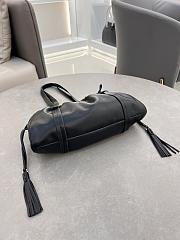 Miu Miu Black Joie Nappa Leather Bag Size 40 x 22 x 10.5 cm - 2