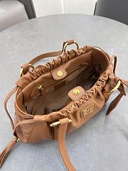 Miu Miu Brown Joie Nappa Leather Bag Size 40 x 22 x 10.5 cm - 5