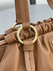 Miu Miu Brown Joie Nappa Leather Bag Size 40 x 22 x 10.5 cm - 4