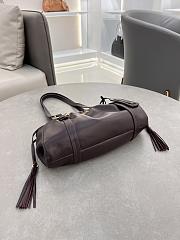 Miu Miu Dark Brown Joie Nappa Leather Bag Size 40 x 22 x 10.5 cm - 5