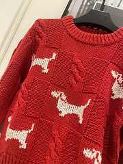 Thom Browne Women's Sweater Red/White - 6