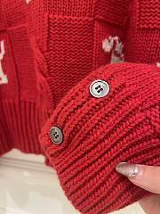 Thom Browne Women's Sweater Red/White - 4