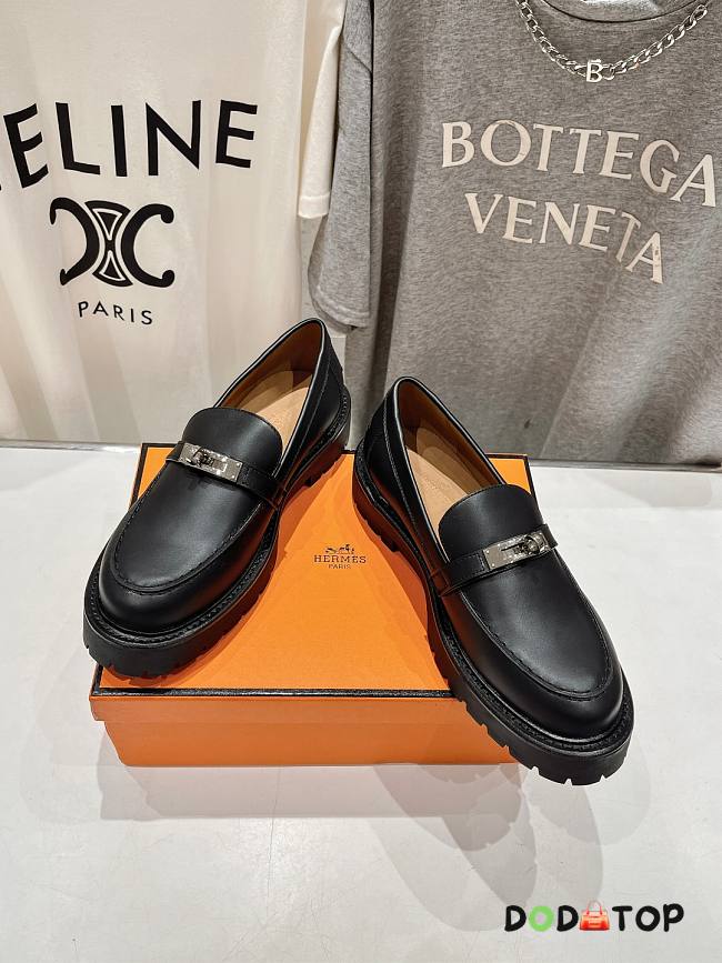 Hermes Icone Loafer Black - 1