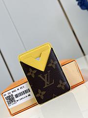 Louis Vuitton Magnetic Card Holder M12855 Yellow 9.5 x 0.5 x 6.5 cm - 1