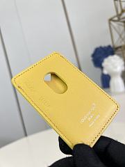 Louis Vuitton Magnetic Card Holder M12855 Yellow 9.5 x 0.5 x 6.5 cm - 4