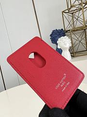 Louis Vuitton Magnetic Card Holder M12855 Red 9.5 x 0.5 x 6.5 cm - 5