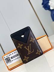 Louis Vuitton Magnetic Card Holder M12855 Black 9.5 x 0.5 x 6.5 cm - 1