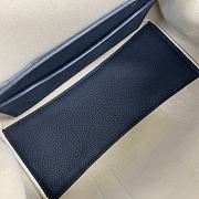 Loro Piana Loom Handbag Navy Blue Size 25 x 18 x 12 cm - 5