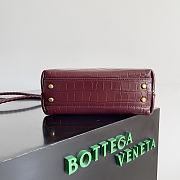 Bottega Veneta Andiamo Crocodile Red Bag Size 22 x 9 x 15.5 cm - 4