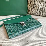 Goyard Chypre Crossbody Bag Green Size 21 x 4 x 16 cm - 5