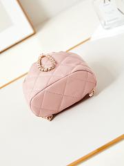 Chanel Leather Bucket Pink Bag Size 22 x 17 x 7.5 cm - 6