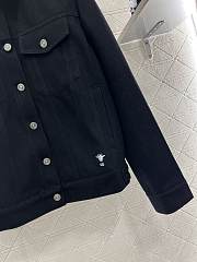 Dior Letter Denim Jacket Black - 2