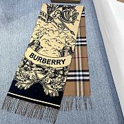 Burberry Unisex Reversible EKD Cashmere Scarf 210 x 50 cm - 1