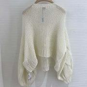 Loewe Anagram Sweater in Mohair-White - 2