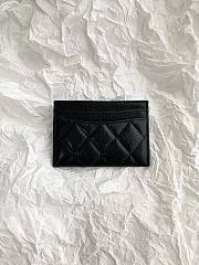 Chanel Classic CF Flat Card Holder Black Size 11 × 1 × 8 cm - 3