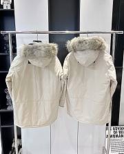 Canada Goose Long  Down Jacket White - 5