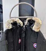 Canada Goose Long Down Jacket Black - 4