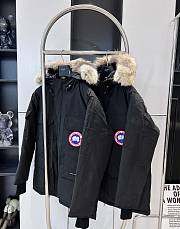 Canada Goose Long Down Jacket Black - 3