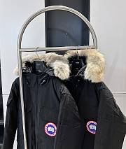 Canada Goose Long Down Jacket Black - 2