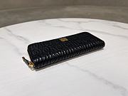 Dior Quilted Miss Dior Freesia Lambskin Zipper Bag Black Size 20 x 10 cm - 6