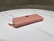 Dior Quilted Miss Dior Freesia Lambskin Zipper Bag Pink Size 20 x 10 cm - 6