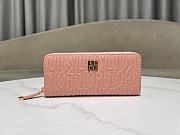 Dior Quilted Miss Dior Freesia Lambskin Zipper Bag Pink Size 20 x 10 cm - 4