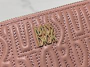 Dior Quilted Miss Dior Freesia Lambskin Zipper Bag Pink Size 20 x 10 cm - 3