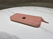 Dior Quilted Miss Dior Freesia Lambskin Zipper Bag Pink Size 20 x 10 cm - 2