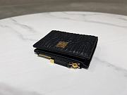 Dior Quilted Miss Dior Freesia Wallet in Lambskin Black Size 11.5 x 9 x 2 cm - 6