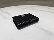 Dior Quilted Miss Dior Freesia Wallet in Lambskin Black Size 11.5 x 9 x 2 cm - 5