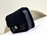 Chanel 24k Teddy Lamb Wool Black Size 19 x 15 x 5 cm - 5