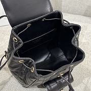 Dior Backpack Black Caro Size 19.5 × 18.5 × 8.5 cm - 5