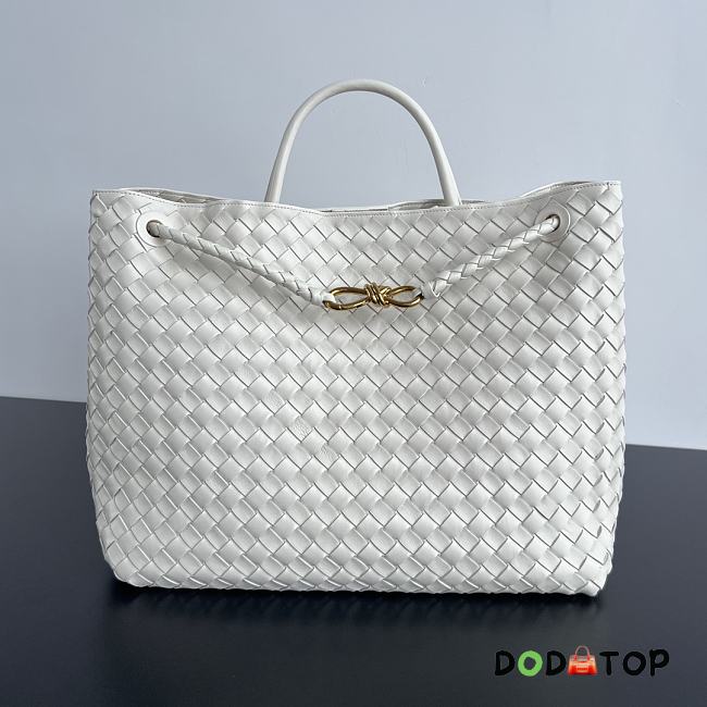 Bottega Veneta Andiamo Large White Size 45 x 22 x 34 cm - 1