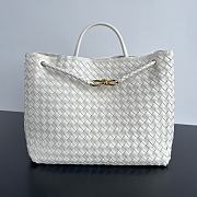 Bottega Veneta Andiamo Large White Size 45 x 22 x 34 cm - 1