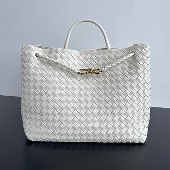 Bottega Veneta Andiamo Large White Size 45 x 22 x 34 cm