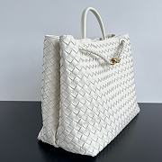 Bottega Veneta Andiamo Large White Size 45 x 22 x 34 cm - 6