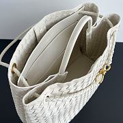 Bottega Veneta Andiamo Large White Size 45 x 22 x 34 cm - 4