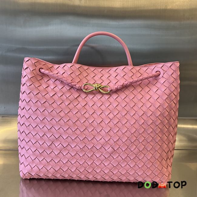 Bottega Veneta Andiamo Large Pink Size 45 x 22 x 34 cm - 1