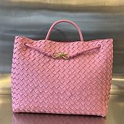 Bottega Veneta Andiamo Large Pink Size 45 x 22 x 34 cm - 1