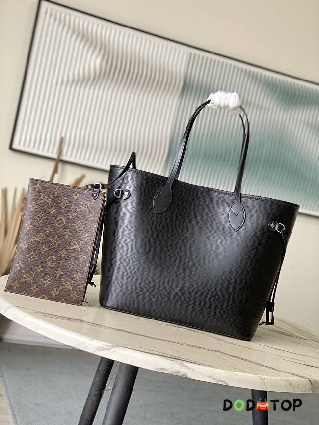 Louis Vuitton Neverfull MM Tote M11930 Black Size 31 x 28 x 14 cm - 1