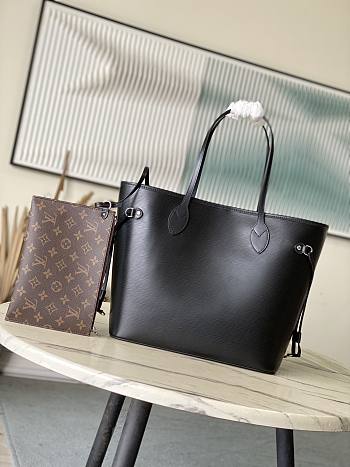 Louis Vuitton Neverfull MM Tote M11930 Black Size 31 x 28 x 14 cm