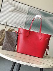 Louis Vuitton Neverfull MM Tote M11930 Red Size 31 x 28 x 14 cm - 1