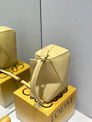 Loewe Mini Puzzle Geometric Bag Yellow Size 18 x 7.5 x 12 cm - 6